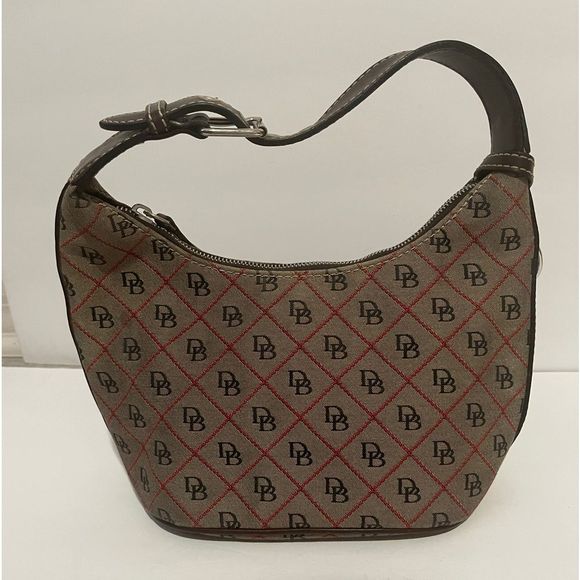 Dooney & Bourke Handbags - Y2K dooney & bourke signature grey & black - red quilting
Pattern satchel